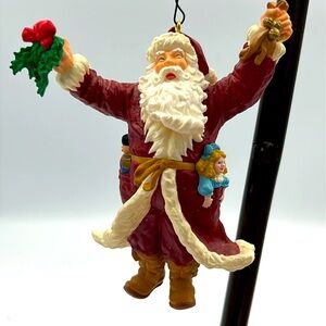 Vintage 90s 9th Hallmark keepsake Merry Olde Santa ornament